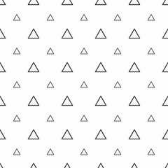 Aufkleber - Abstract seamless pattern. Grey triangles, modern stylish textures