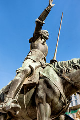 Estatua de D. Quijote en Madrid