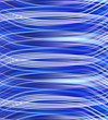 Abstract blurred wavy pattern of intersecting lines. Blue, white and pink background with arches