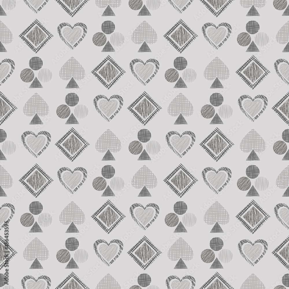 geometryczny-wzor-w-symbole-znaki-karciane-czarno-szary-powielony-wzor