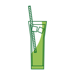 Sticker - alcoholic drink cocktail beverage bar liquor vector illustration