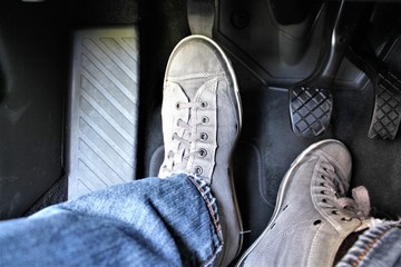 An image of a car pedal