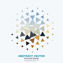 Abstract vector design elements for graphic layout. Modern busin