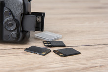 Memory Card For Photographers Plug In Card Slot