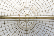Greenhouse Symmetrical Dome Horizonal Structure Seen From Below
