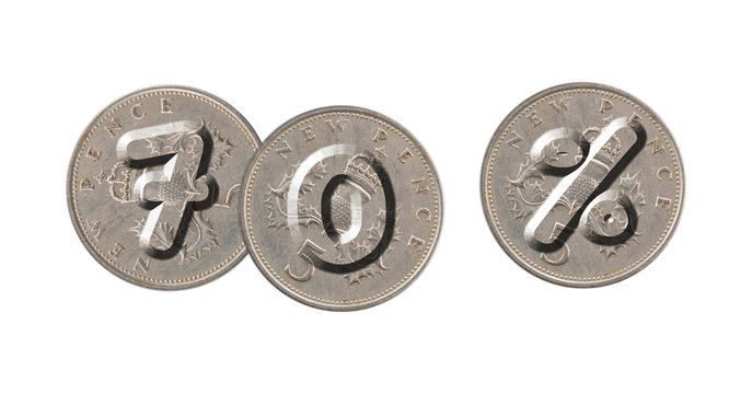 70 percent with old coins