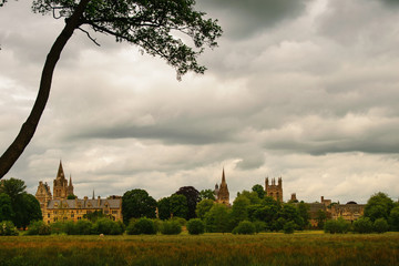 Wall Mural - Oxford. Scenic panoramic view