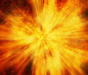 Wall Mural - bright explosion fire speed burst background