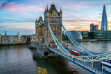 Tower Bridge at evening dusk
