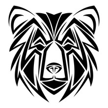 Tribal Bear PNG Free Stock Photo - Public Domain Pictures