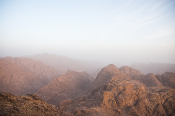 the view of the surrounding of Mount Sinai