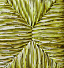 Yellow Woven Wicker Background Texture, Abstract Design.