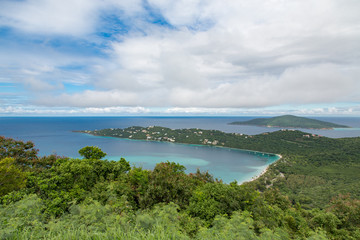 Canvas Print - Famous Beach on St Thomas Island