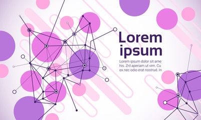 Poster - Abstract Geometrical Background Banner Copy Space Vector Illustration