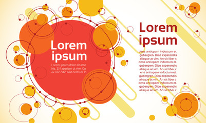 Poster - Abstract Geometrical Background Banner Copy Space Vector Illustration