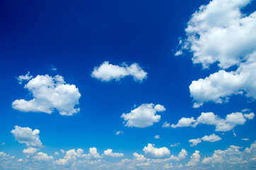 Wall Mural - clouds in the blue sky