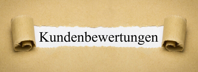 Poster - Kundenbewertungen