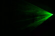 Disco green laser with triangular shape