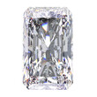 3D illustration radiant diamond stone