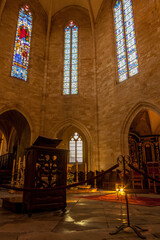 Canvas Print - Cathédrale Saint-Sacerdos, Sarlat, France