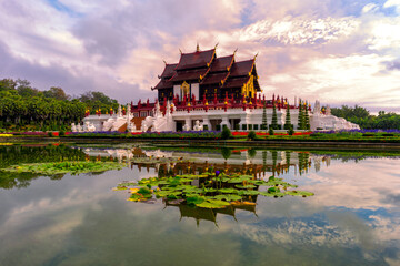 traditional thai architecture in the lanna style