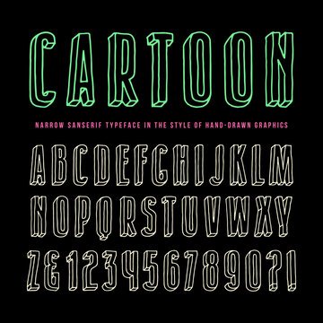 Decorative sanserif bulk font