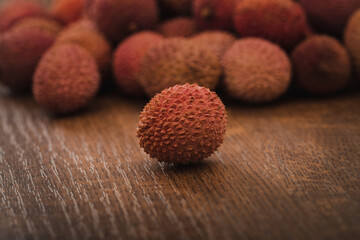 Wall Mural - Fresh lychee fruit