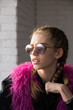 © Volodymyr - girl with plaits in sunglasses