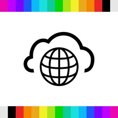 Wall Mural - web icon stock vector illustration flat design