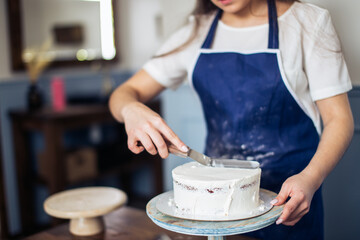 Crepe cake decoration