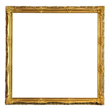 Square Decorative Golden Picture Frame