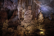 The Stalactite At Heaven Cave In Quang Binh, Vietnam
