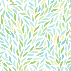 Seamless pattern with leafs