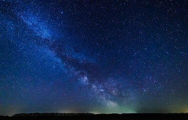 Wall Mural - Starry sky and milky way.