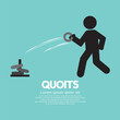 © sirikornt - Black Symbol Quoits Vector Illustration