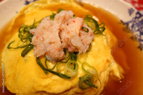 Cuadros en Lienzo Tenshinhan/crab omelet on rice.