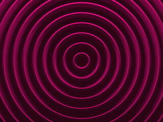 Poster - Glamour rings. Radial geometric background for material modern design. 3D illustration. Works for text and website backgrounds, print and mobile application.