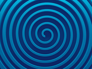 Poster - Blue abstract helix background. 3D illustration. Works for text backgrounds, website backgrounds, print and mobile application.
