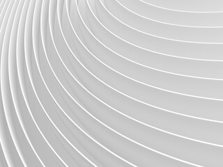 Fototapete - White abstract background. This pattern works for text backgrounds, web design, print or mobile application. 3D illustration.