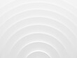 White rings abstract pattern for web template background, brochure cover or app. Material style. Geometric 3D illustration.