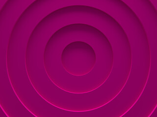 Poster - Pink female abstract background for web template, brochure cover or app. Material style. Geometric. 3D illustration.