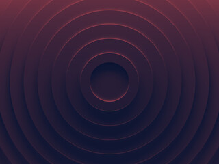Poster - Pink radial abstract background for graphic design, book cover template, business brochure, website template design. 3D illustration.