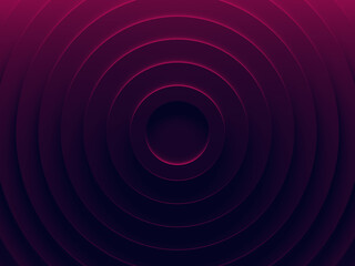 Fototapete - Glamour radial abstract background for graphic design, book cover template, business brochure, website template design. 3D illustration.