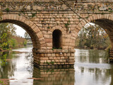 Famous roman bridge of Merida, Spain