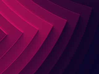 Fototapete - Vibrant abstract background image. 3D illustration. Works for text and website background, print and mobile application.