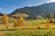 Amazing autumn landscape near Mount Rigi, Alps, Switzerland 