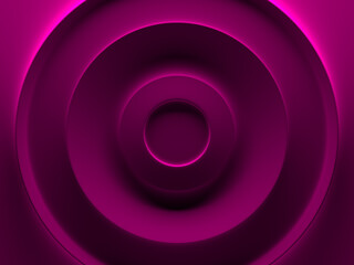 Fototapete - Pink female glamour geometric background for material modern design. 3D illustration. Works for text and website backgrounds, print and mobile application.