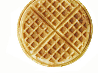 Sticker - plain belgium american waffles isolated