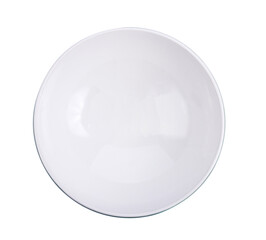 Wall Mural - White bowl isolated on white background