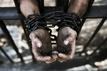 Prisoner's Hands In Chains